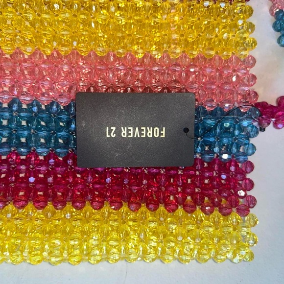 Forever 21 Multicolor Beaded Tote Bag - Picture 5 of 8